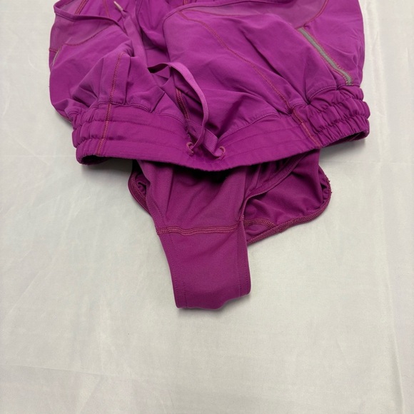 Lululemon Women’s 6 Pink Hotty Hot Running Lined Shorts 2.5” Lightweight Swift - Picture 4 of 8